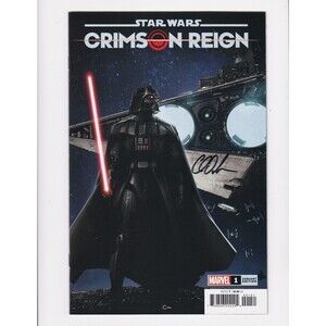 Star Wars Crimson Reign #1 2021 Clayton Crain Cover Signed By Charles Soule COA